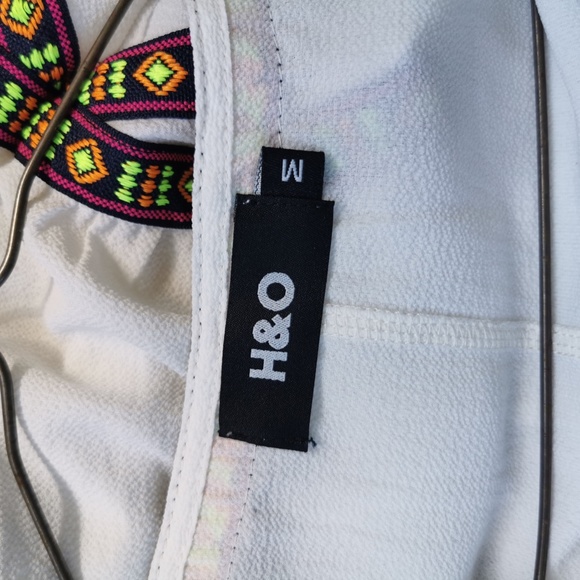 Boho White Shirt - Size Medium - Picture 3 of 3